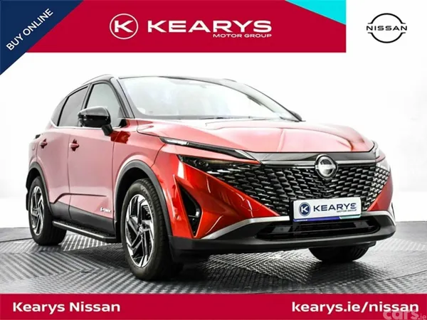 Nissan Qashqai SUV, Petrol Hybrid, 2025, Red