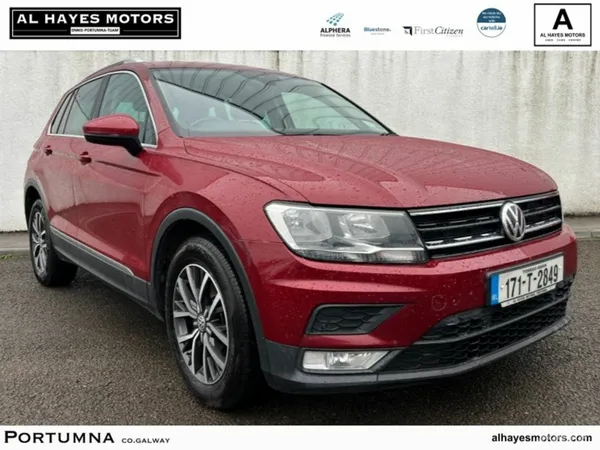 Volkswagen Tiguan SUV, Diesel, 2017, Red