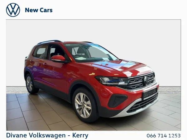 Volkswagen T-Cross SUV, Petrol, 2026, Red
