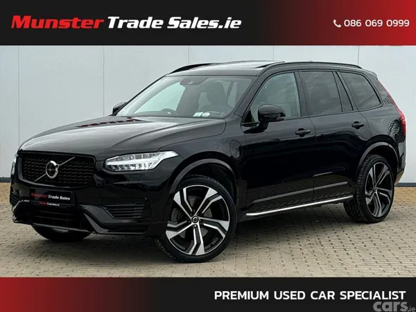 Volvo XC90 SUV, Petrol Plug-in Hybrid, 2022, Black