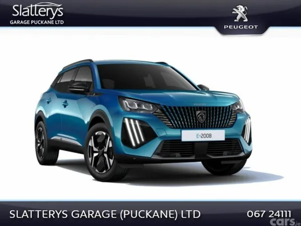 Peugeot 2008 SUV, Petrol Hybrid, 2026, Blue