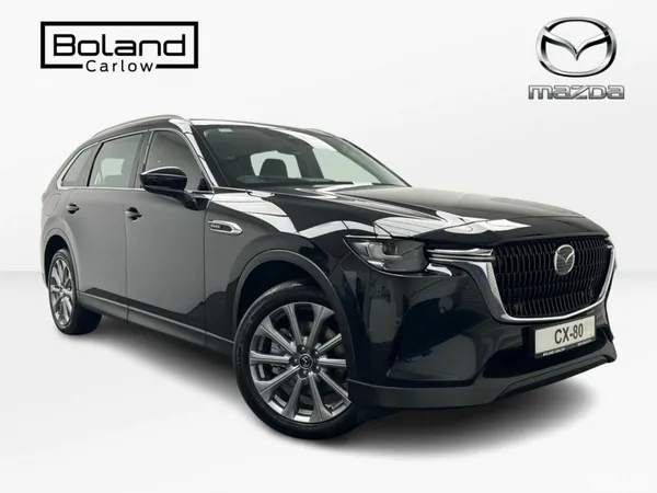 Mazda CX-80 SUV, Petrol Plug-in Hybrid, 2026, Black