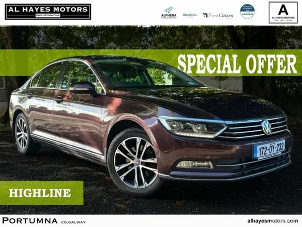 Volkswagen Passat Saloon, Diesel, 2017, Red