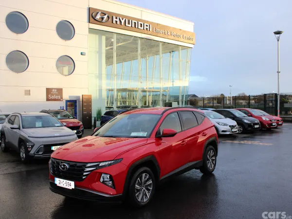 Hyundai Tucson SUV, Petrol Hybrid, 2021, Red