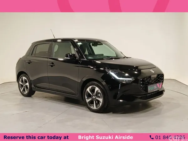 Suzuki Swift Hatchback, Petrol Hybrid, 2027, Black