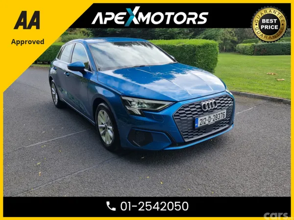 Audi A3 Hatchback, Petrol, 2021, Blue