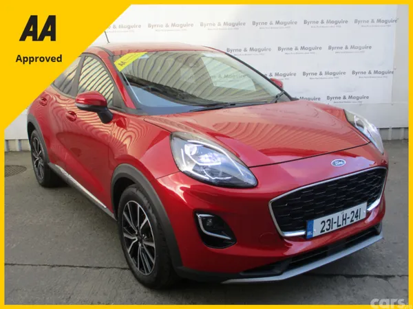 Ford Puma MPV, Petrol Hybrid, 2023, Red