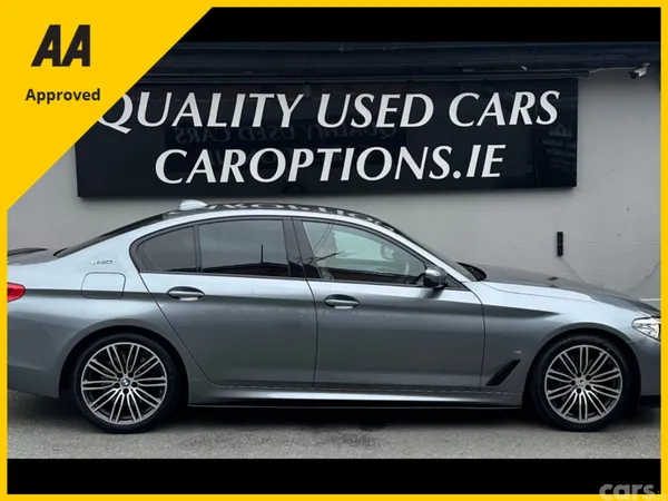 BMW 5-Series Saloon, Petrol Hybrid, 2019, Blue