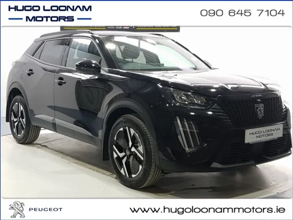 Peugeot 2008 SUV, Petrol Hybrid, 2026, Black