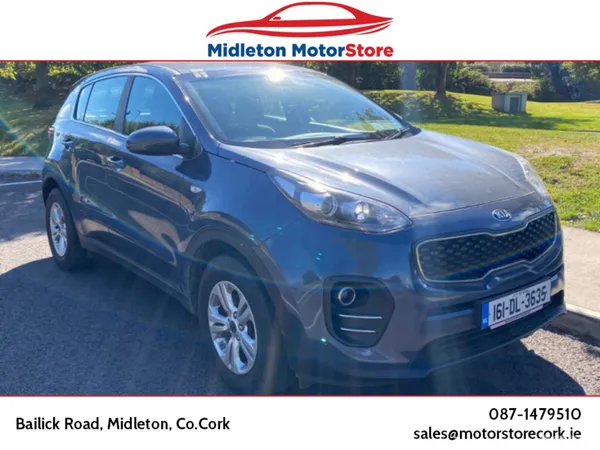 Kia Sportage Estate, Diesel, 2016, Blue