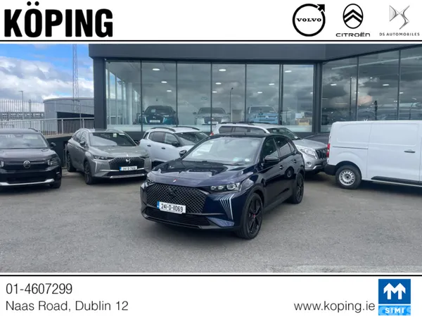 DS Automobiles DS 7 Crossback SUV, Petrol Plug-in Hybrid, 2024, Blue