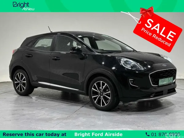 Ford Puma MPV, Petrol Hybrid, 2023, Black