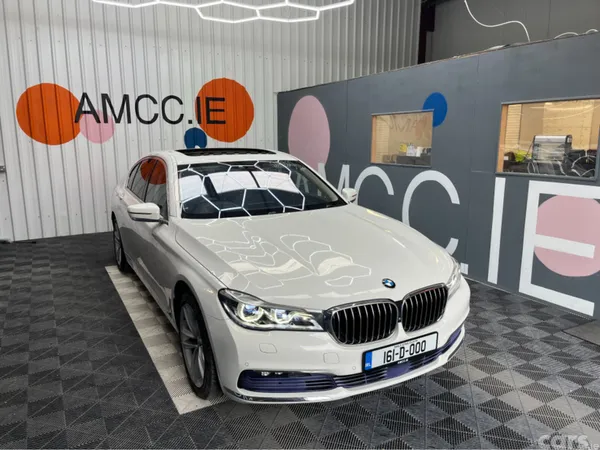 BMW 7-Series Saloon, Petrol Plug-in Hybrid, 2016, White