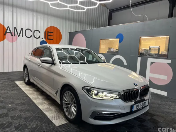 BMW 5-Series Saloon, Petrol Plug-in Hybrid, 2018, White