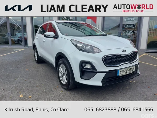 Kia Sportage MPV, Diesel Hybrid, 2021, White