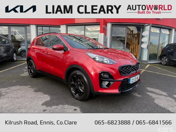 Kia Sportage MPV, Diesel Hybrid, 2022, Red