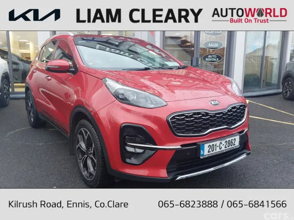Kia Sportage MPV, Diesel, 2020, Red