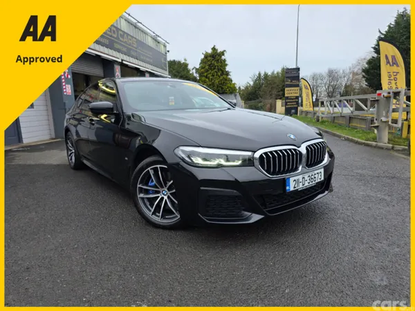 BMW 5-Series Saloon, Petrol Plug-in Hybrid, 2021, Black