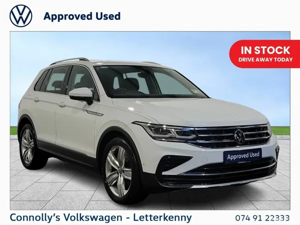 Volkswagen Tiguan SUV, Diesel, 2023, White