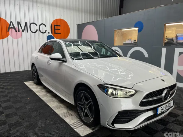 Mercedes-Benz C-Class Saloon, Petrol Plug-in Hybrid, 2024, White