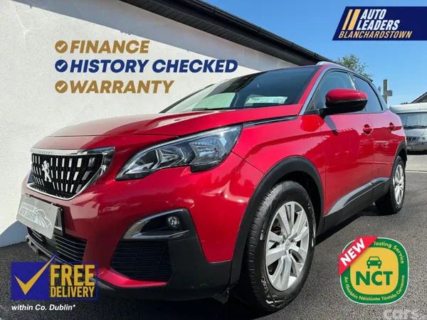 Peugeot 3008 SUV, Diesel, 2018, Red