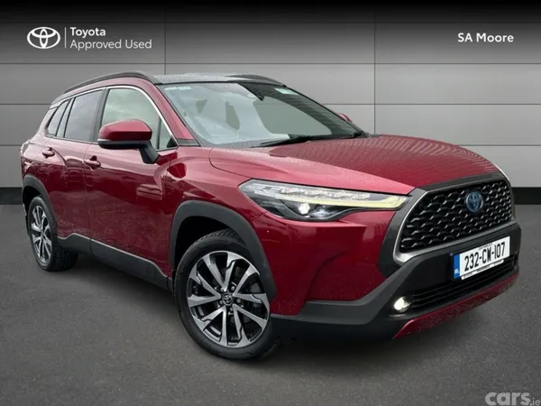 Toyota Corolla Cross SUV, Petrol Hybrid, 2023, Red