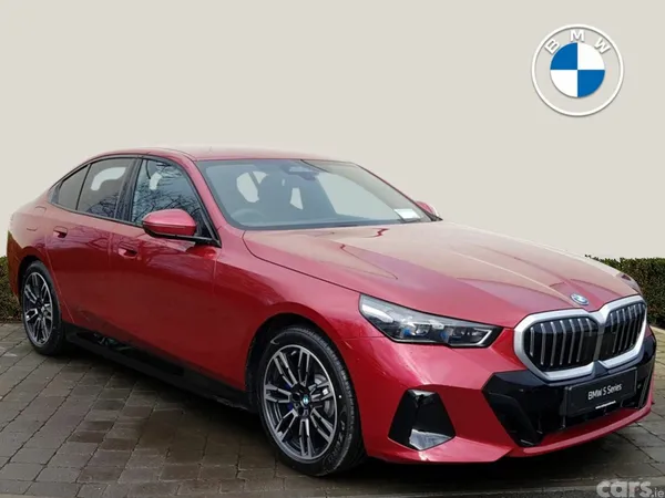 BMW 5-Series Saloon, Petrol Plug-in Hybrid, 2026, Red