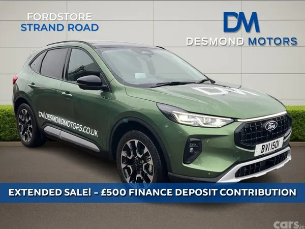 Ford Kuga SUV, Petrol Hybrid, 2025, Green