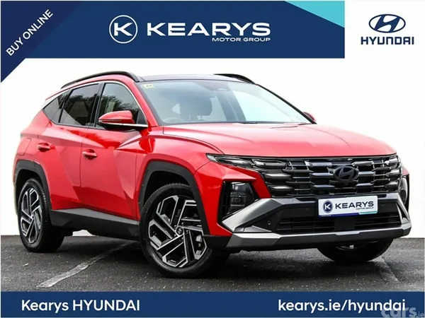Hyundai Tucson SUV, Petrol Plug-in Hybrid, 2025, Red
