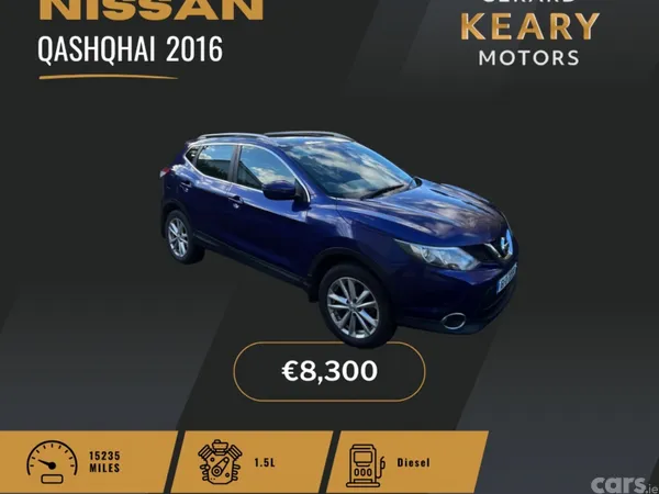 Nissan Qashqai Hatchback, Diesel, 2016, Blue