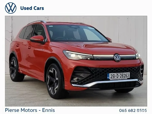 Volkswagen Tiguan SUV, Diesel, 2025, Red