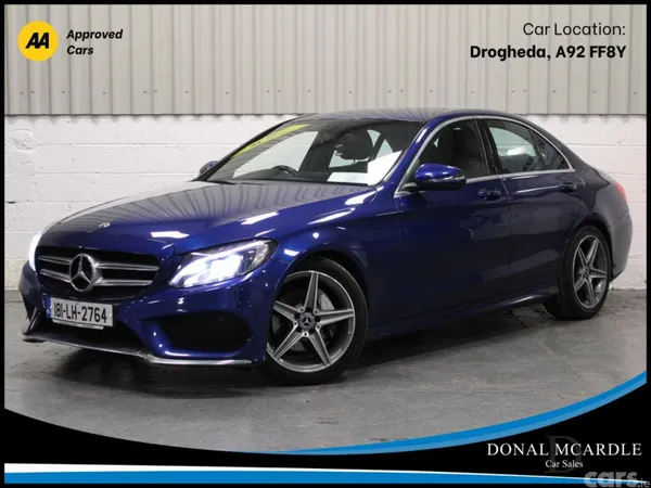 Mercedes-Benz C-Class Saloon, Diesel, 2018, Blue