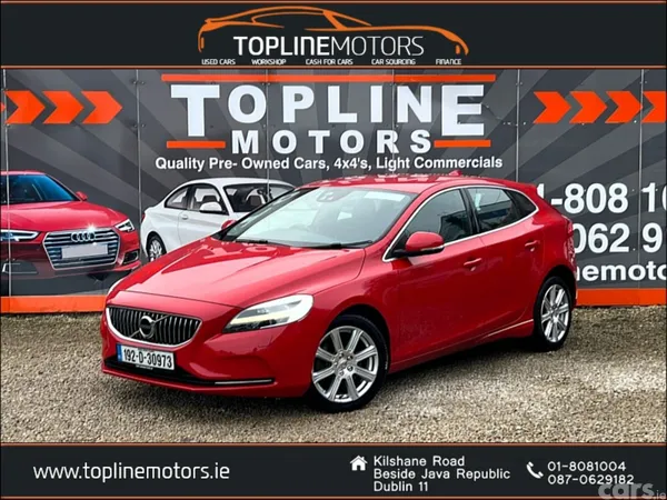 Volvo V40 Hatchback, Diesel, 2019, Red
