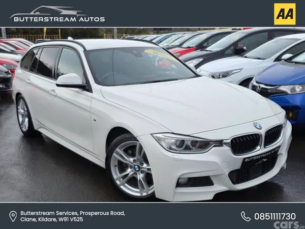BMW 3-Series Estate, Diesel, 2014, White