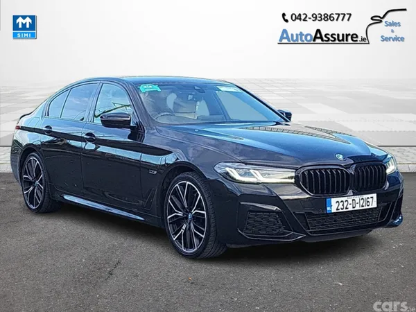 BMW 5-Series Saloon, Petrol Plug-in Hybrid, 2023, Black
