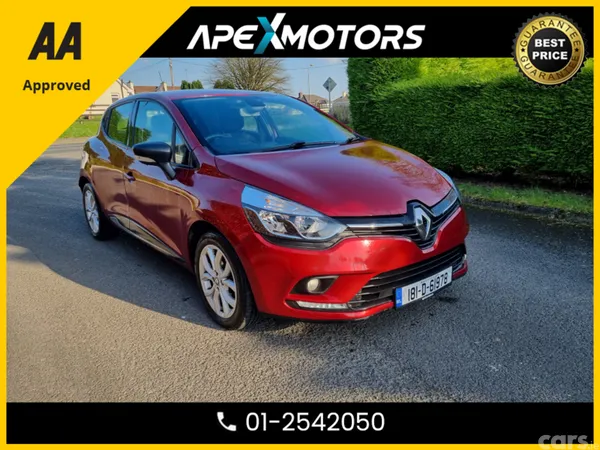 Renault Clio Hatchback, Petrol, 2018, Red