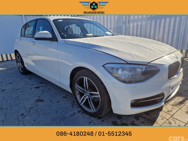 BMW 1-Series Hatchback, Petrol, 2015, White