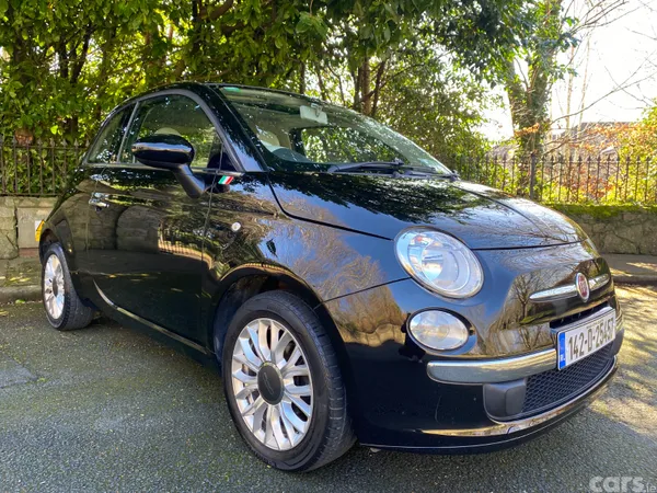 Fiat 500 Hatchback, Petrol, 2014, Black