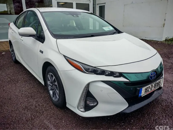 Toyota Prius Hatchback, Petrol Plug-in Hybrid, 2018, White