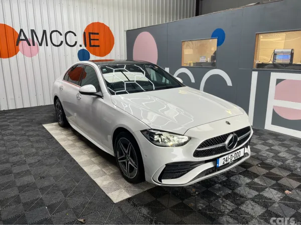 Mercedes-Benz C-Class Saloon, Petrol Plug-in Hybrid, 2024, White