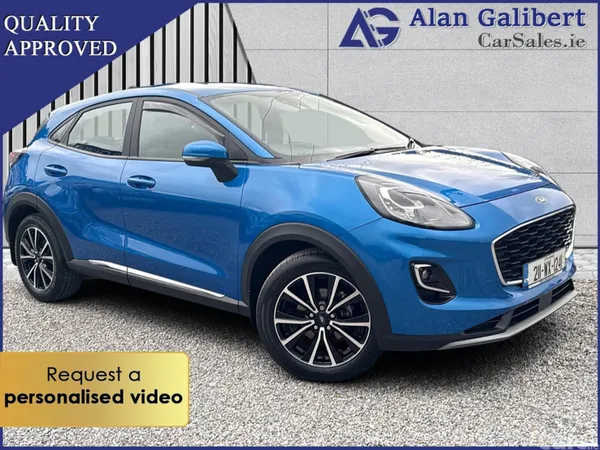 Ford Puma MPV, Petrol Hybrid, 2021, Blue
