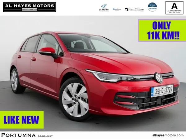 Volkswagen Golf Estate, Petrol, 2025, Red