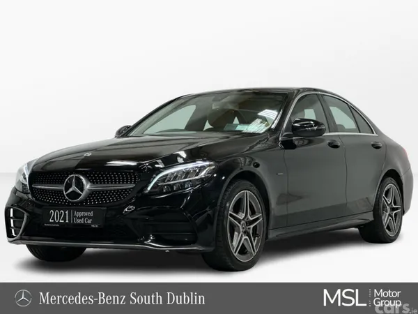 Mercedes-Benz C-Class Saloon, Diesel Plug-in Hybrid, 2021, Black