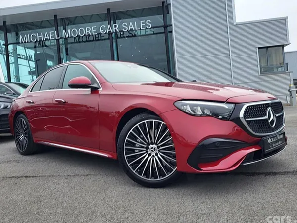Mercedes-Benz E-Class Saloon, Diesel Plug-in Hybrid, 2027, Red