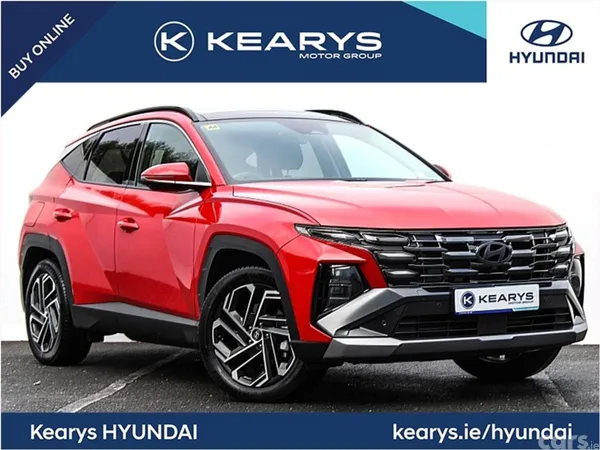 Hyundai Tucson SUV, Petrol Plug-in Hybrid, 2025, Red
