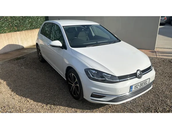 Volkswagen Golf Hatchback, Diesel, 2019, White