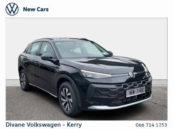 Volkswagen T-Roc SUV, Petrol Hybrid, 2027, Black
