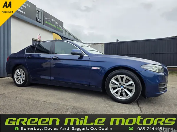 BMW 5-Series Saloon, Diesel, 2016, Blue