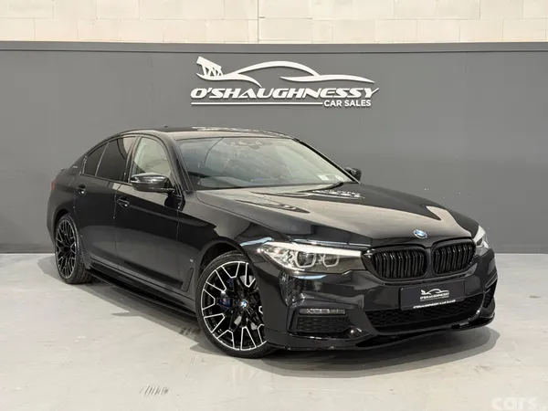 BMW 5-Series Saloon, Petrol Plug-in Hybrid, 2018, Black