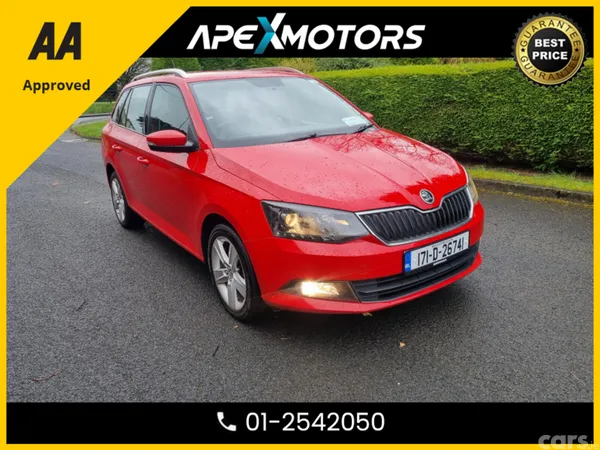 Skoda Fabia Hatchback, Petrol, 2017, Red